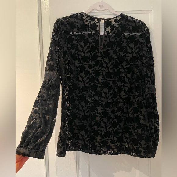 MICHAEL Michael Kors Velvet Shimmer Long sleeve top - Picture 2 of 4